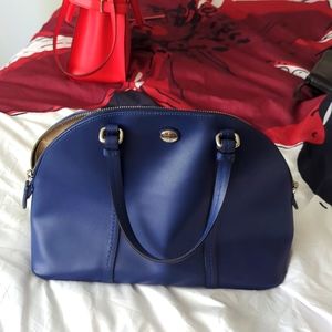 Blue Coach purse